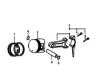 Generac GP6500E-5941-1 piston/rod assy diagram