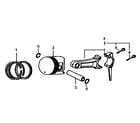 Generac GP7500E-5943-0 piston/rod assy diagram