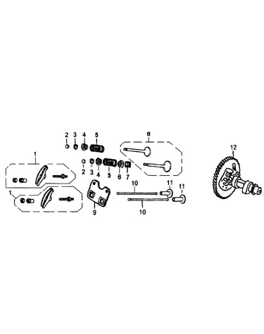 Rocker/camshaft