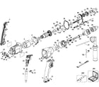 DeWalt DWD520 TYPE1 drill hammer diagram