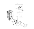 Samsung RFG296HDWP/XAA-02 freezer door diagram