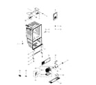 Samsung RFG296HDBP/XAA-01 cabinet diagram