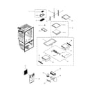 Samsung RFG296HDBP/XAA-02 refrigerator diagram