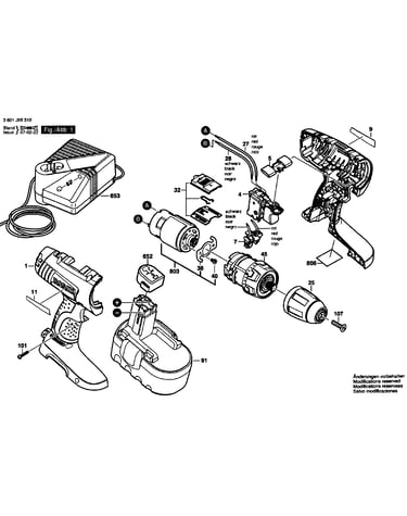 Drill cordless