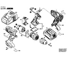 Bosch 36618-02 drill cordless diagram