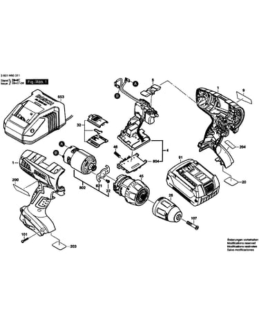 Drill cordless