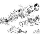 DeWalt DWE575 TYPE1 saw circular diagram