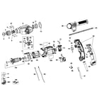 DeWalt D25012K TYPE1 drill hammer diagram