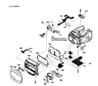 Sony HDR-TD10 front assy diagram