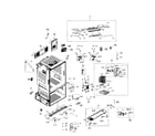 Samsung RF221NCTABC/AA-01 cabinet assy diagram