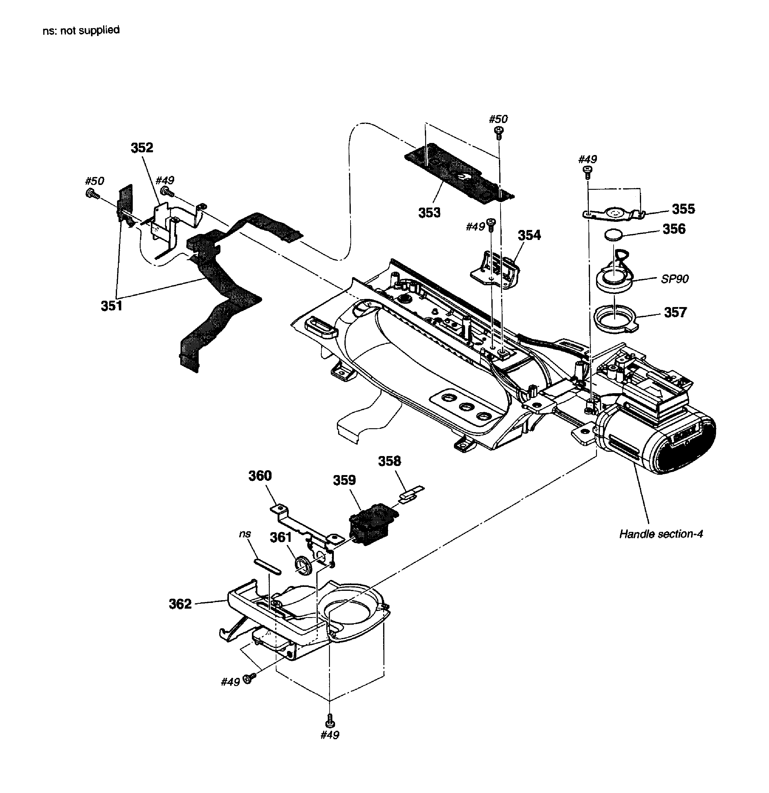 Handle assy 3