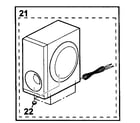 Sony DAV-TZ140 woofer diagram