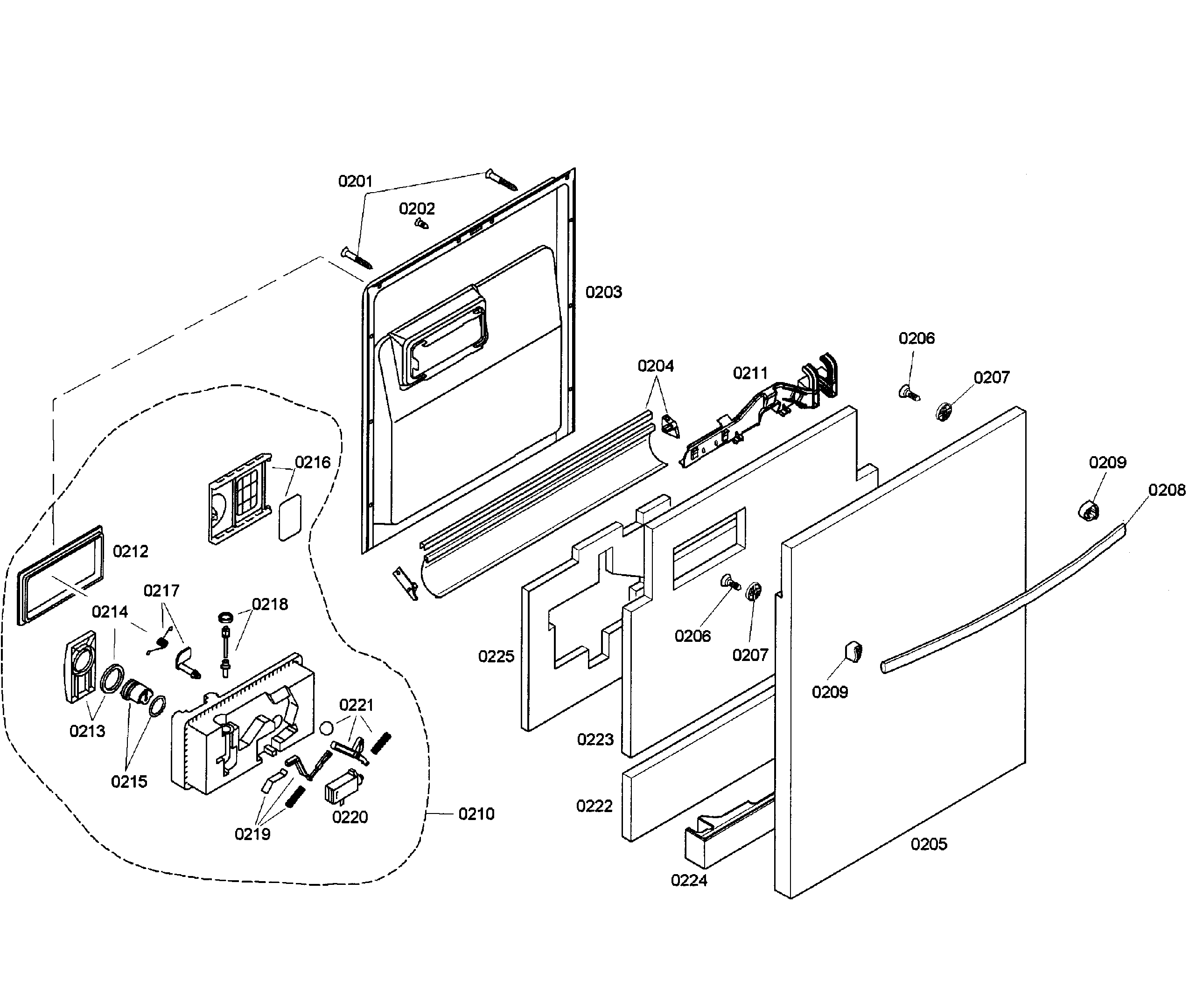 Door assy