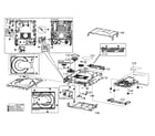 Panasonic BRS14P dvd mechanism diagram