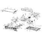 Panasonic SU-HTB550P cabinet parts diagram