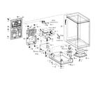 Panasonic SB-HWA550P cabinet parts diagram