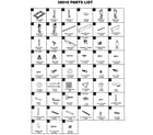 MD Sports 39010 table parts diagram