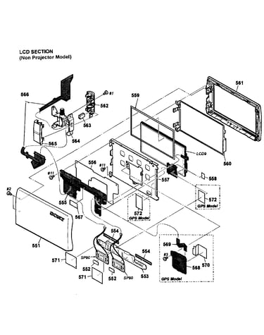 Lcd assy