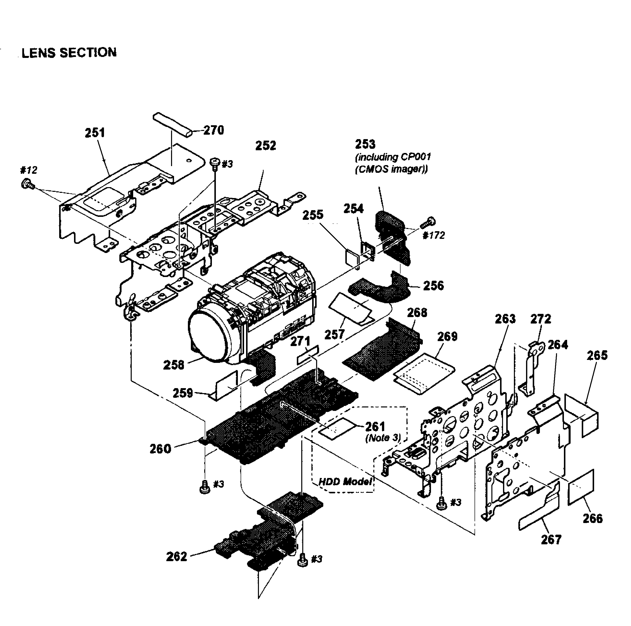 Lens assy