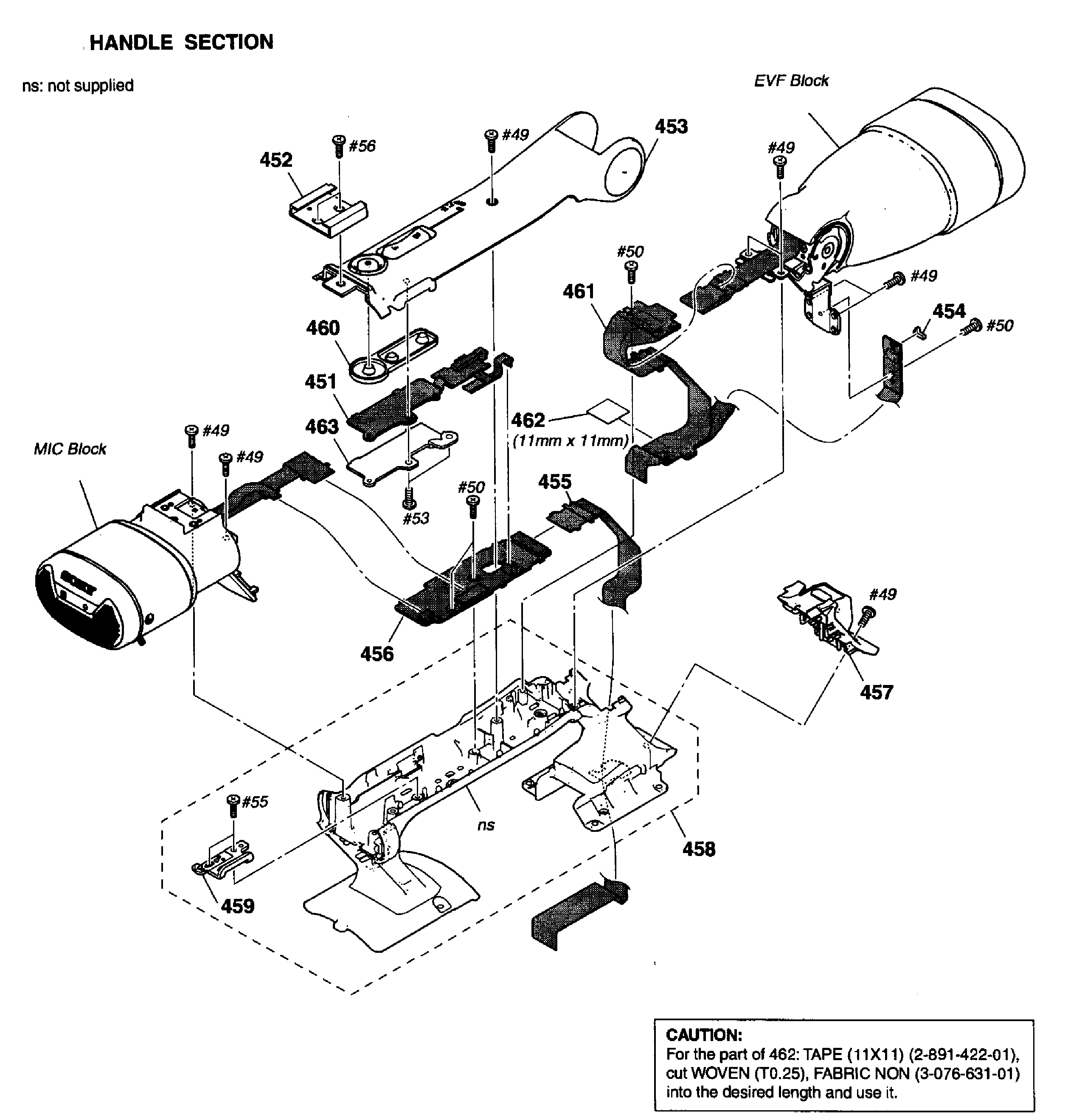Handle assy