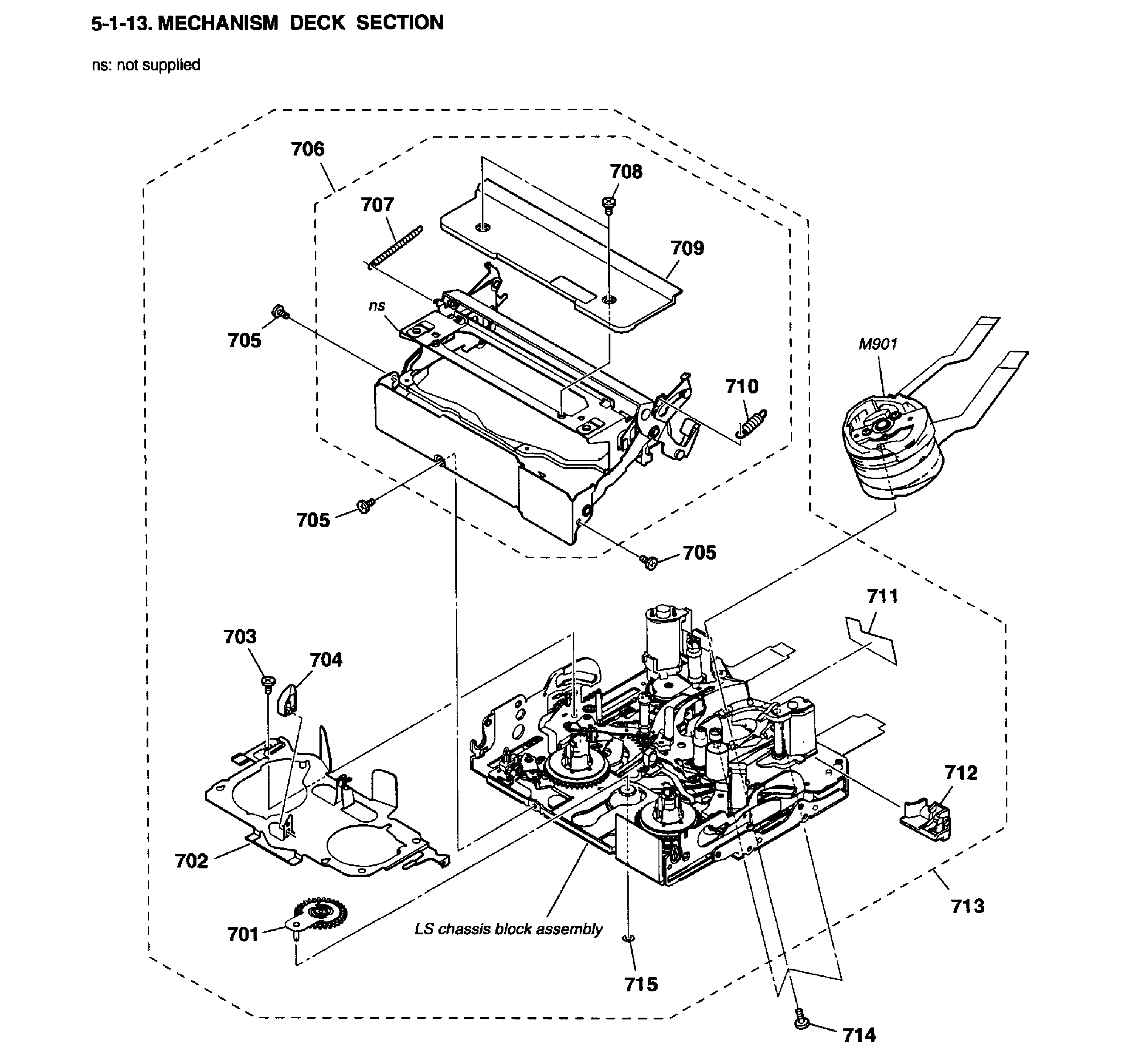Vcr mechanism