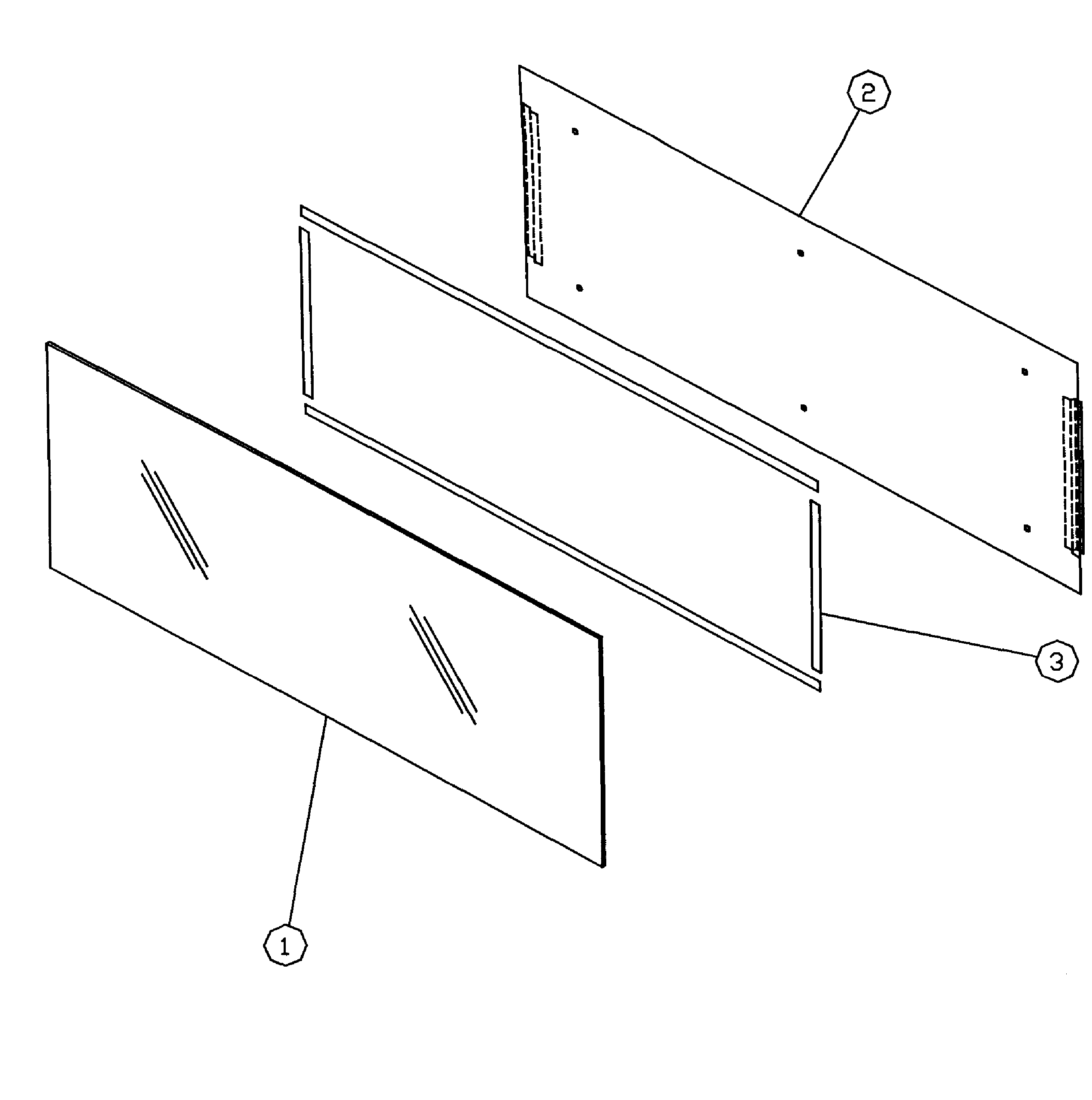 Backing panel