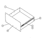 Dacor IWO24 drawer assy diagram