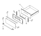 Dacor EWO27 drawer panel diagram