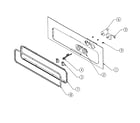 Dacor EW30 front frame diagram