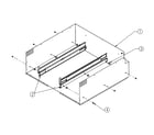 Dacor PW27 cabinet assy diagram