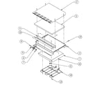 Dacor MW27 top can assy diagram