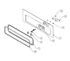 Dacor MW27 front frame diagram