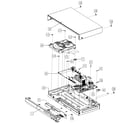 Samsung HT-E4500/ZA-MF01 cabinet parts diagram