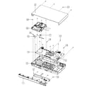 Samsung HT-E5400/ZA-MF01 cabinet parts diagram