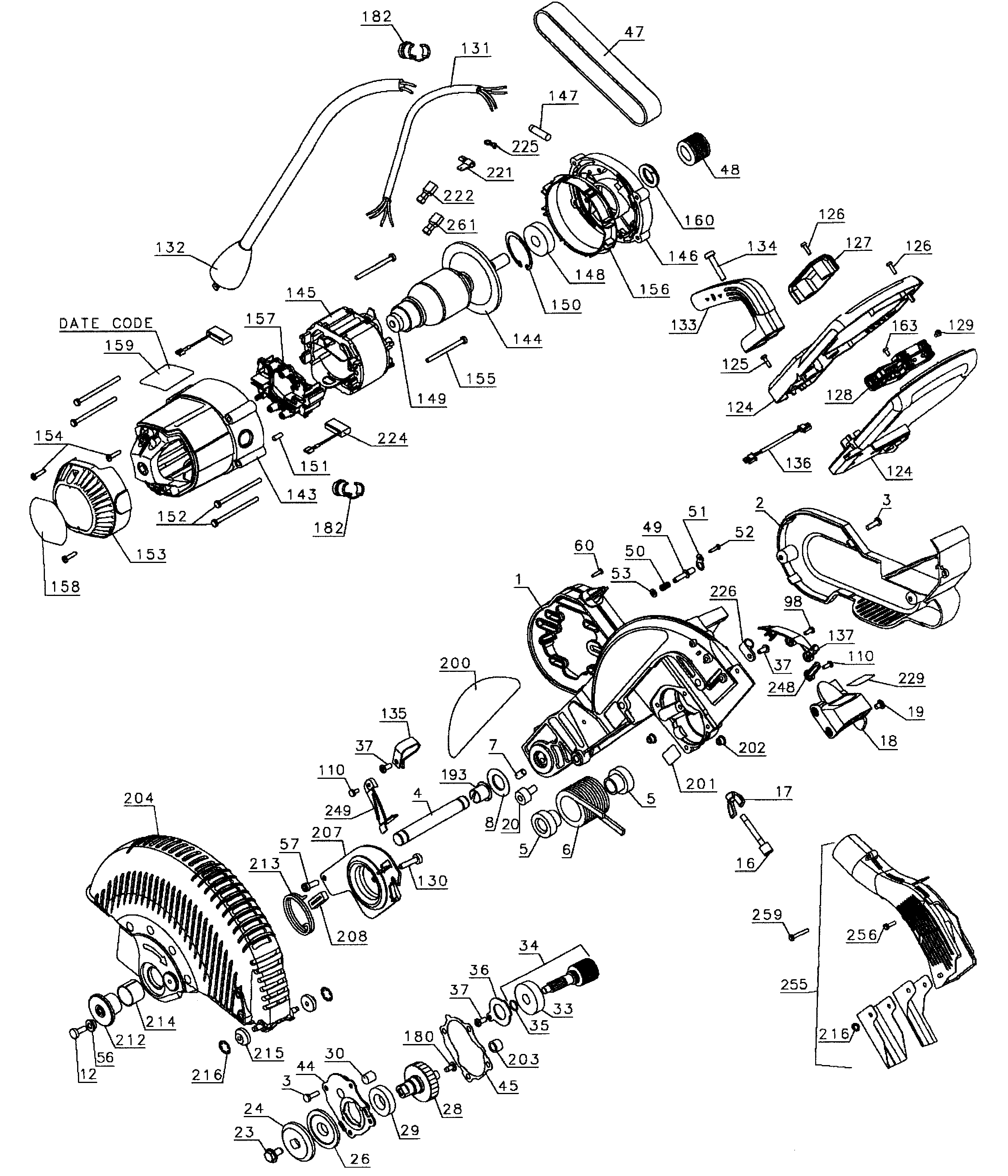 Arm assy
