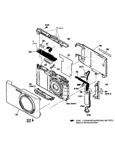 Front/top assy