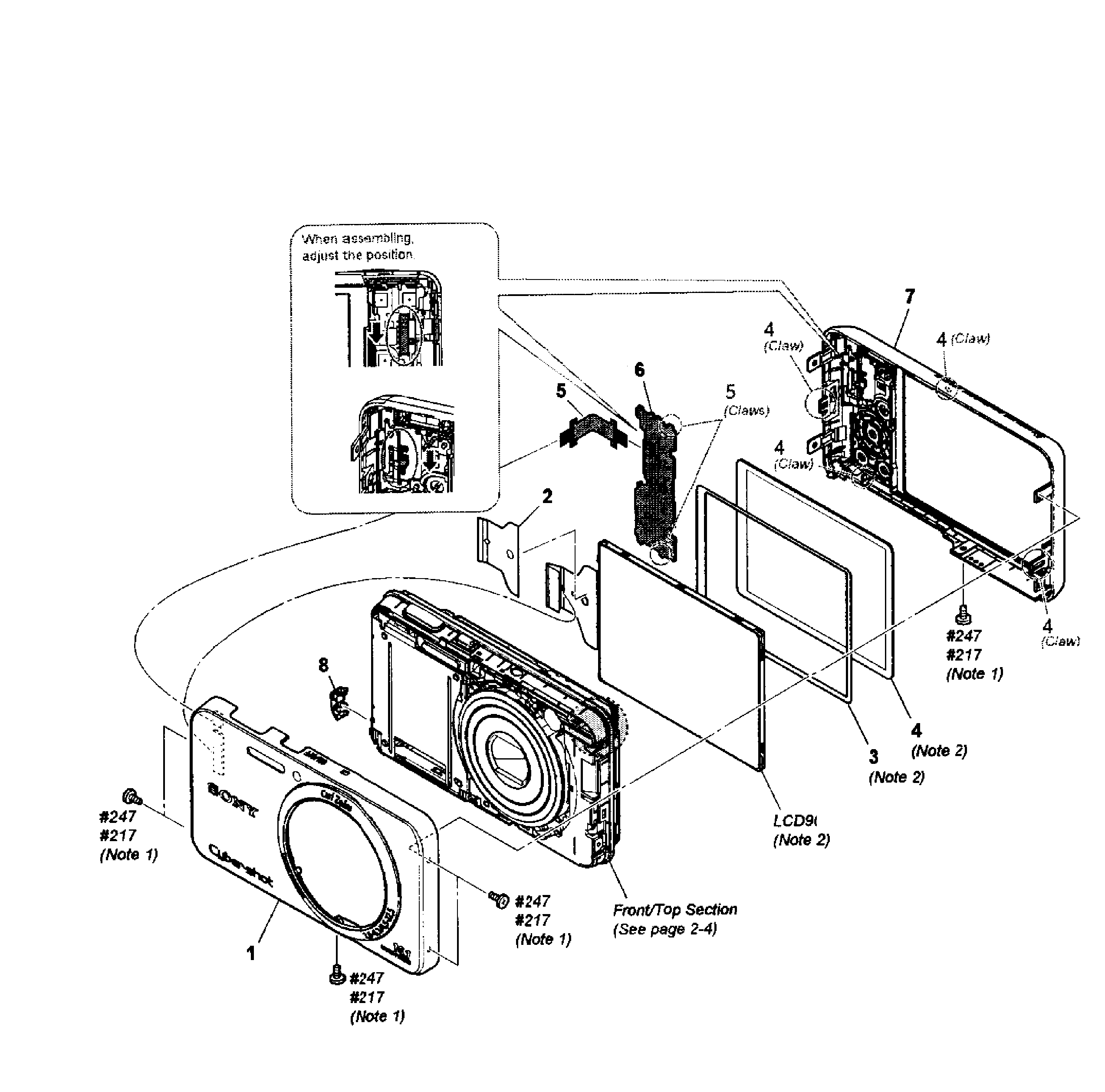 Rear assy