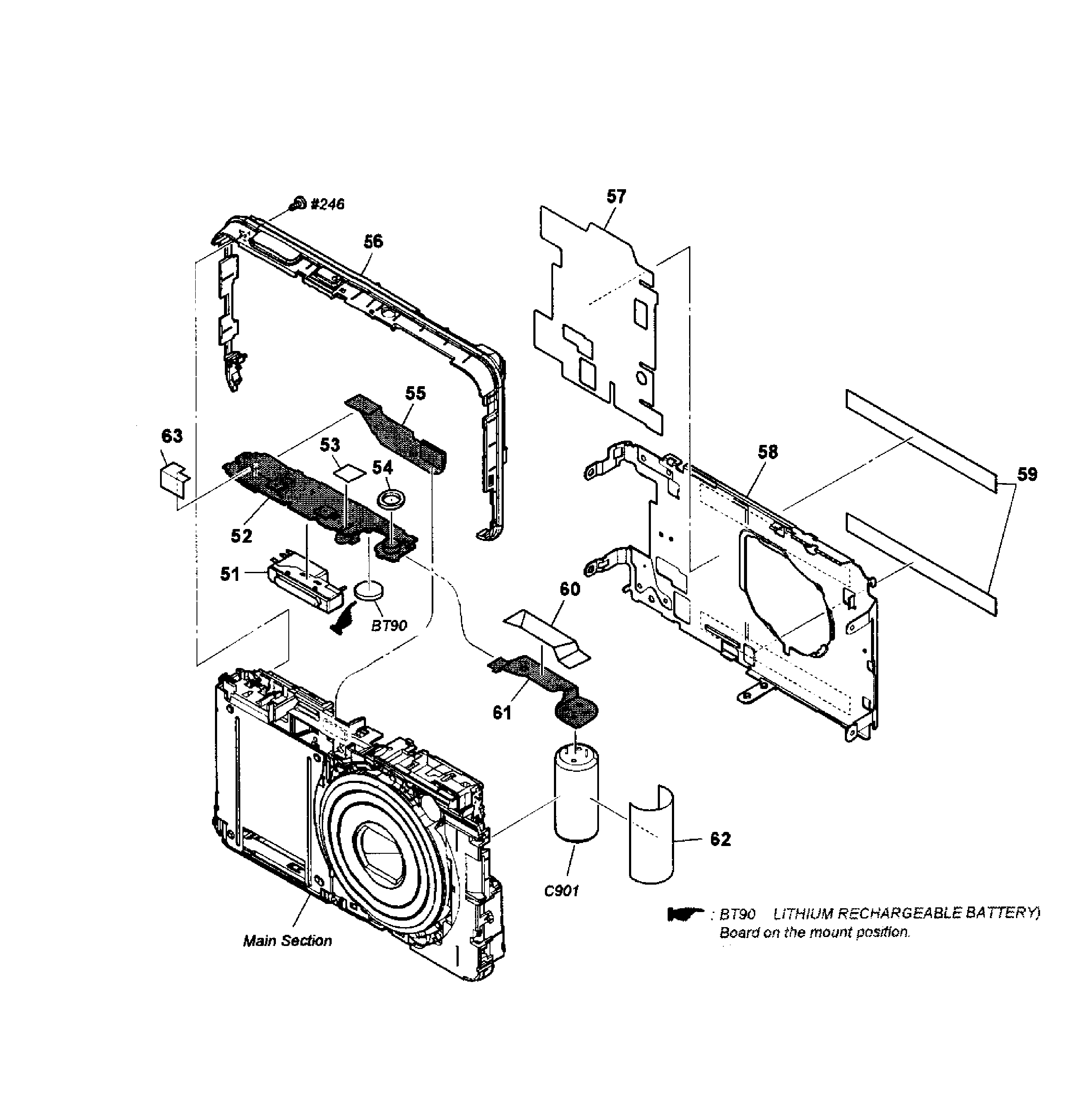 Front/top assy