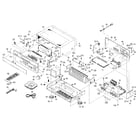 Yamaha HTR-4065 cabinet parts diagram