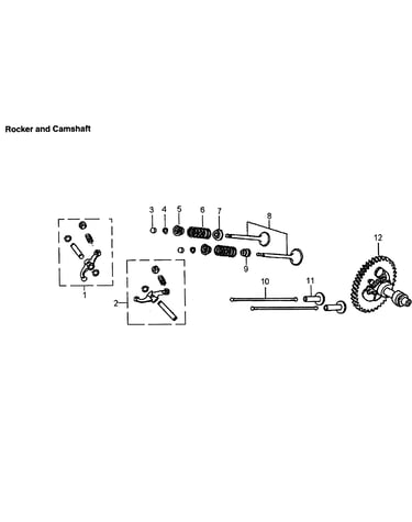 Rocker/camshaft