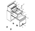 Craftsman 70643101219-42 cabinet parts diagram