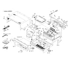 Yamaha HTR-6065 cabinet parts diagram