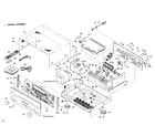 Yamaha HTR-7065 cabinet parts diagram
