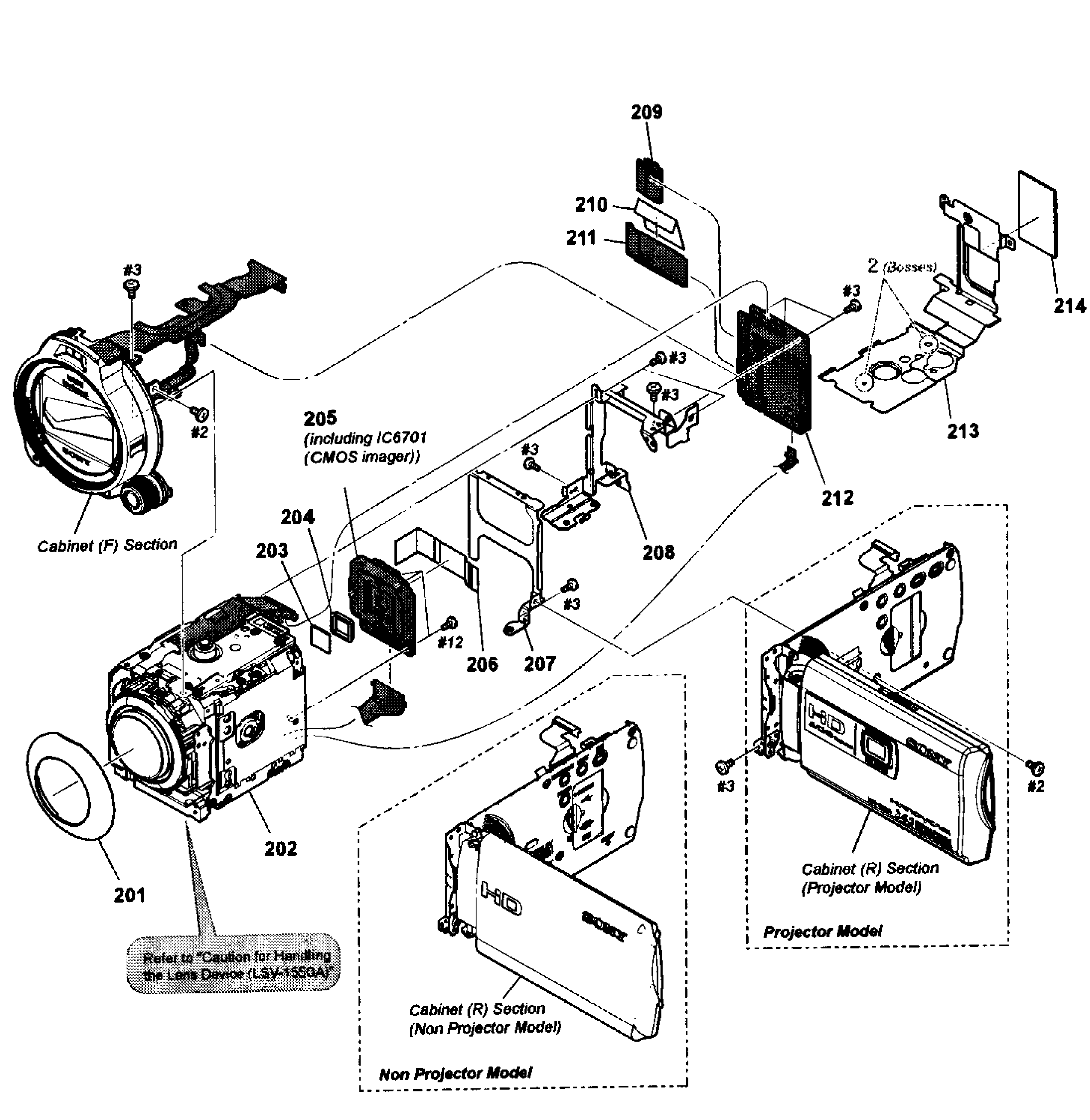 Lens assy