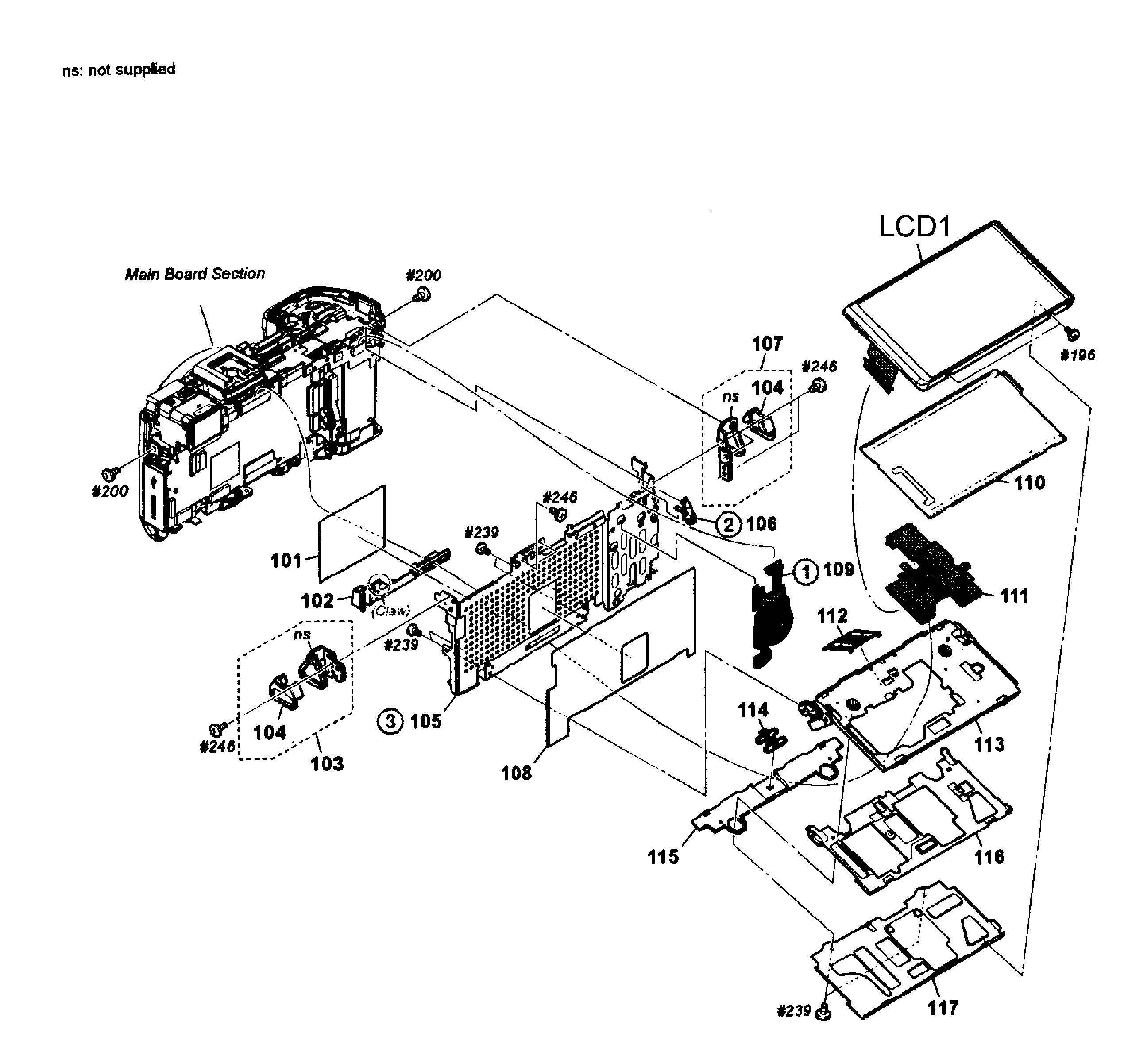 Lcd assy