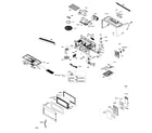 Kenmore 40185042310 cabinet parts diagram