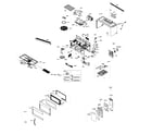 Kenmore 40185043310 cabinet parts diagram
