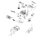 Kenmore 40185049210 cabinet parts diagram