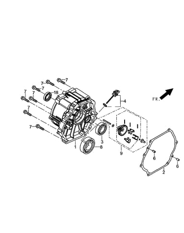 Crankcase cover