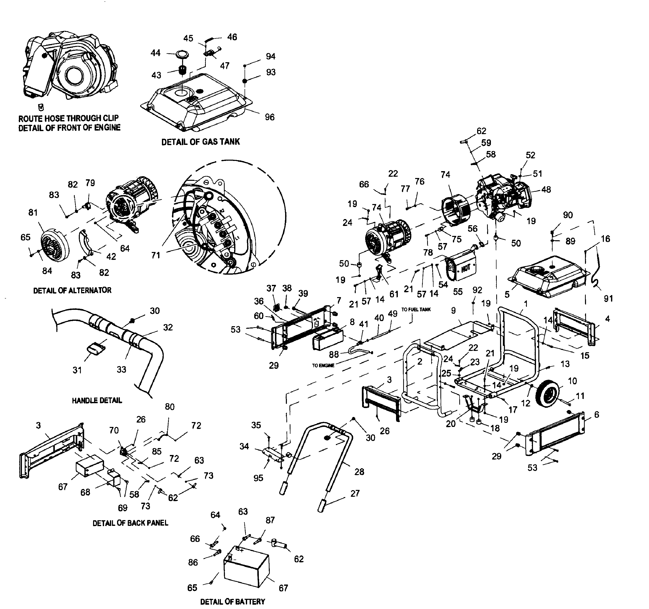 Frame assy